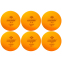 Набір м'ячів для настільного тенісу DONIC PRESTIGE MT-658028 2star 6шт помаранчевий 1