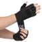 Перчатки для кроссфита и воркаута кожаные HARD TOUCH BC-9527 S-XL черный 1
