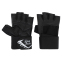 Перчатки для кроссфита и воркаута кожаные HARD TOUCH BC-9527 S-XL черный 6