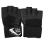 Перчатки для кроссфита и воркаута кожаные HARD TOUCH BC-9527 S-XL черный 14