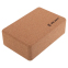 Блок для йоги пробковий Zelart FI-7850-3 коричневий 1