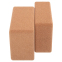 Блок для йоги пробковый Zelart FI-7850-4 светло-коричневый 4