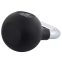 Гиря чавунна з гумовим покриттям та хромованою ручкою Zelart TA-7794-6 6кг чорний 4