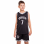 Форма баскетбольна дитяча NB-Sport NBA BROOKLYN 7 3581 S-2XL чорний-білий 0