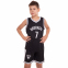 Форма баскетбольная детская NB-Sport NBA BROOKLYN 7 3581 S-2XL черный-белый 1