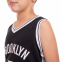 Форма баскетбольна дитяча NB-Sport NBA BROOKLYN 7 3581 S-2XL чорний-білий 2
