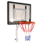 Стойка баскетбольная мобильная с регулируемой высотой SP-Sport JUNIOR S034 размер 80х58см  кольцо ø38см высота 210-260см 7
