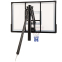 Стойка баскетбольная мобильная с регулируемой высотой SP-Sport ADULT S025S размер 120х80см кольцо ø45см высота 235-305см 2