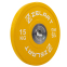Блины (диски) бамперные для кроссфита резиновые d-52мм Zelart TA-7798-15 15кг желтый 1