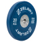 Блины (диски) бамперные для кроссфита резиновые d-52мм Zelart TA-7798-20 20кг синий 1