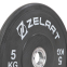 Блини (диски) бамперні для кросфіту гумові d-52мм Zelart TA-7798-5 5кг чорний 2