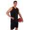 Форма баскетбольная майка и шорты Joma FINAL II 102849-108 5XS-2XL черный-оранжевый 1