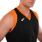 Форма баскетбольная майка и шорты Joma FINAL II 102849-108 5XS-2XL черный-оранжевый 3