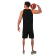 Форма баскетбольная майка и шорты Joma FINAL II 102849-108 5XS-2XL черный-оранжевый 10