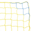 Сетка на ворота футбольные тренировочная безузловая SP-Planeta ЕВРО ЭЛИТ 1 SO-2323 2,6х7,5м 2шт желтый-синий 0