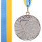 Медаль спортивна зі стрічкою CUP SP-Sport C-6208 золото, срібло, бронза 3