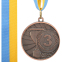 Медаль спортивна зі стрічкою CUP SP-Sport C-6208 золото, срібло, бронза 6