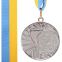 Медаль спортивна зі стрічкою CUP SP-Sport C-6208 ø5см золото, срібло, бронза 3