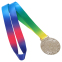 Медаль спортивна зі стрічкою LAUREL SP-Sport C-6209 золото, срібло, бронза 5