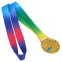 Медаль спортивная с лентой SP-Sport UKRAINE C-6210 золото, серебро, бронза 2
