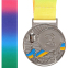 Медаль спортивна зі стрічкою SP-Sport UKRAINE C-6210 золото, срібло, бронза 3