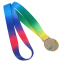 Медаль спортивная с лентой SP-Sport UKRAINE C-6210 золото, серебро, бронза 5