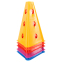 Фішка конус тренувальний трикутна з отворами для перекладин SP-Sport C-9140 23см кольори в асортименті 6