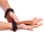 Гимнастические накладки перчатки для турника SP-Sport TA-5560 черный-коричневый 0