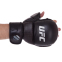 Рукавиці для змішаних єдиноборств шкіряні UFC PRO MMA Combat UCK-75195 L-XL чорний 0