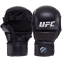 Рукавиці для змішаних єдиноборств шкіряні UFC PRO MMA Combat UCK-75195 L-XL чорний 2