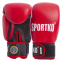Перчатки боксерские кожаные профессиональные с печатью ФБУ SPORTKO ПК1 SP-4705 10-12унций цвета в ассортименте 0