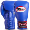 Перчатки боксерские кожаные на шнуровке TWINS BGLL1 12-18унций цвета в ассортименте 5