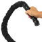 Канат для кросфіту в захисному рукаві Combat Battle Rope BATTLE ROPE Zelart FI-5719-6 6м чорній 5