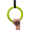 Кольца гимнастические для Кроссфита Zelart FI-7844 d-23см зеленый 1