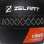 М'яч волбол для кросфіту та фітнесу Zelart WALL BALL TA-7822-10 вага-10кг чорний 0