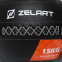 М'яч волбол для кросфіту та фітнесу Zelart WALL BALL TA-7822-15 вага-15кг чорний 0