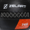 М'яч волбол для кросфіту та фітнесу Zelart WALL BALL TA-7822-7 вага-7кг чорний 0