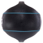 Мяч медицинский медбол с двумя ручками Zelart TA-7827-3 вес-3кг d-25см черный-бирюзовый 3