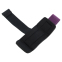 Напульсник спортивний фіксатор для зап'ястя й кисті з лямкою для тяги LIFTING STRAP EZOUS B-10 2шт чорний-фіолетовий 2