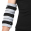 Налокотники для жиму регульовані ADJUSTABLE ELBOW SLEEVE EZOUS C-08 2шт сірий-чорний 2