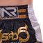 Шорты для тайского бокса и кикбоксинга SP-Sport BO-2344 M-XL черный-золотой-белый 1