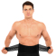 Пояс корсетний для спорту MUTE WAIST SUPPORT 9016 one size чорний-білий 6