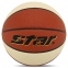 Мяч баскетбольный STAR JUMBO FX9 BB427-25 №7 PU оранжевый-белый 5