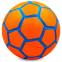 М'яч футбольний SP-Sport ST CLASSIC FB-0083 №5 PVC клеєний помаранчевий-синій 0