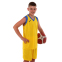 Форма баскетбольная майка и шорты Joma FINAL II 102849-907 5XS-2XL желтый-синий 9
