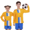 Форма футбольна дитяча з довгим рукавом SP-Sport CO-2001B-1 зростання 120-150 см кольори в асортименті 4