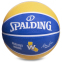 Мяч баскетбольный резиновый SPALDING NBA Team GLDEN Warriors 83515Z №7 синий-желтый 0