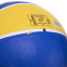 Мяч баскетбольный резиновый SPALDING NBA Team GLDEN Warriors 83515Z №7 синий-желтый 2