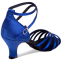 Взуття для бальних танців жіноче Латина Zelart DN-3711 розмір 34-41 синій 1