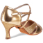Обувь для бальных танцев женская Латина Zelart DN-3713 размер 34-42 золотой 1